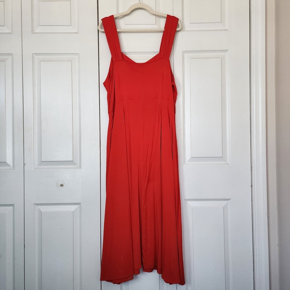 Ava&Viv Classic Sweetheart Neckline Maxi Dress Large Parisian Resort Old Money - Picture 5 of 10
